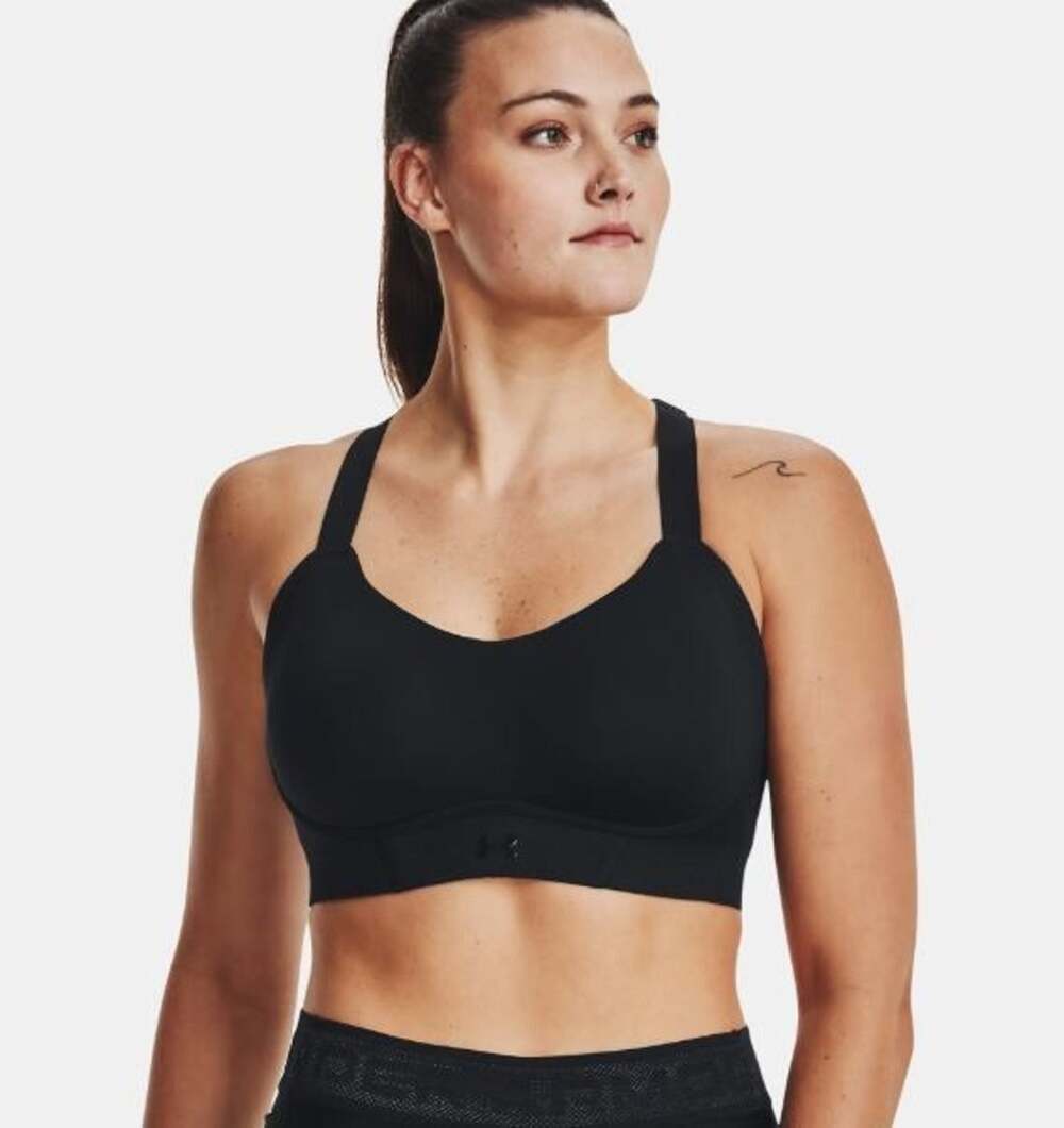 NWT Under Armour Uplift UA Vanish Elite High Sports Bra Black Size 42DD 2X